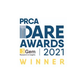 DARE Awards winner 2021 badge