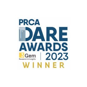 DARE Awards winner 2023 badge